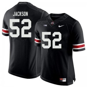 NCAA Ohio State Buckeyes Men's #52 Antwuan Jackson Black Nike Football College Jersey QYM3545DB